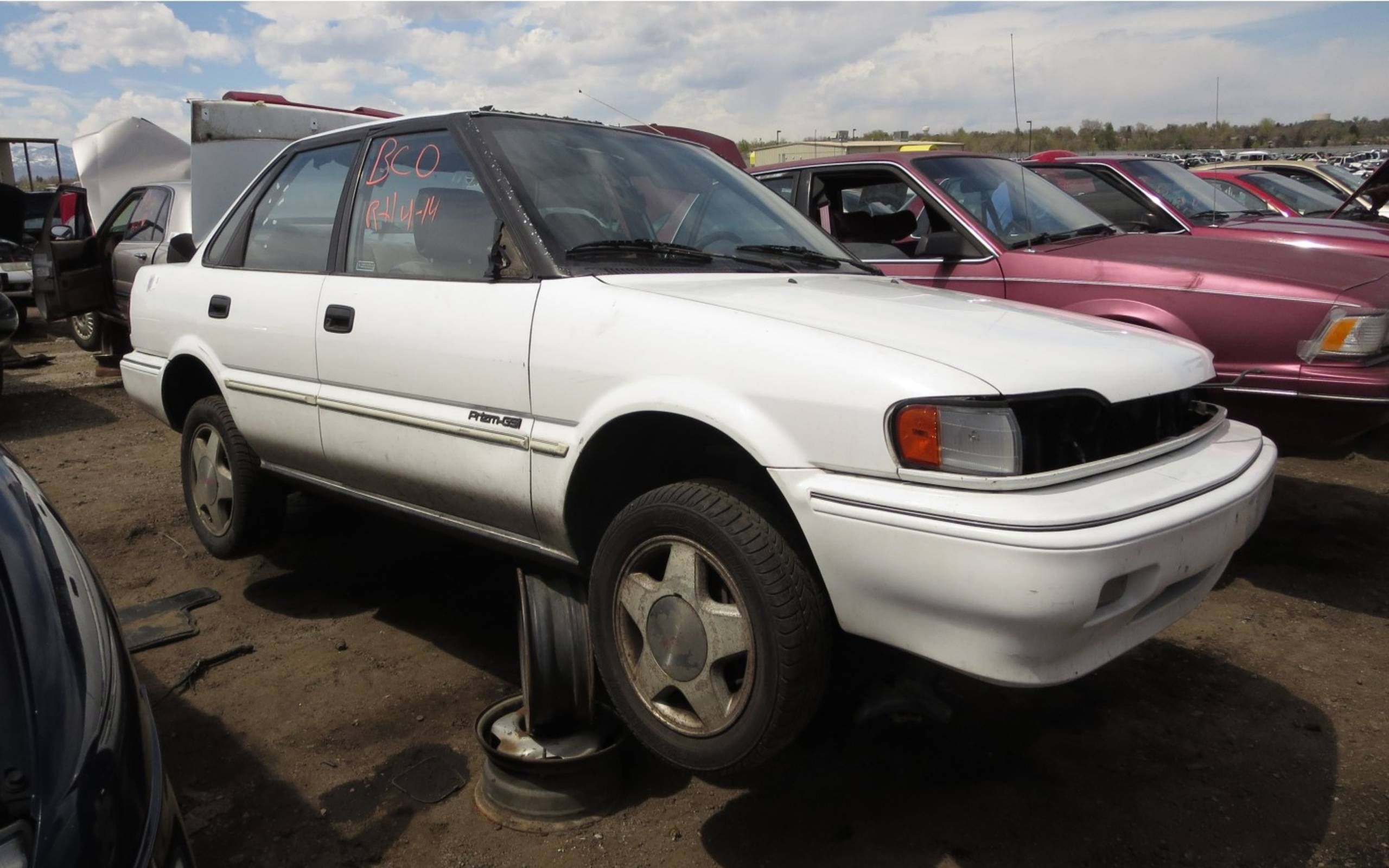 You Want Rare This Is Rare 1990 Geo Prizm GSi In Colorado Wrecking Yard