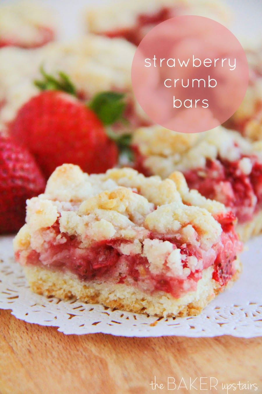 Strawberry Rhubarb Cream Cheese Bars