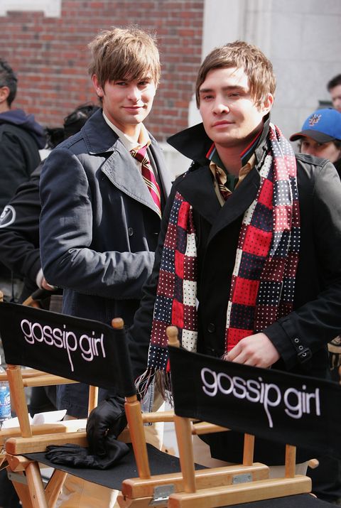 ，crawford和ed westwick（飾chuck bass&