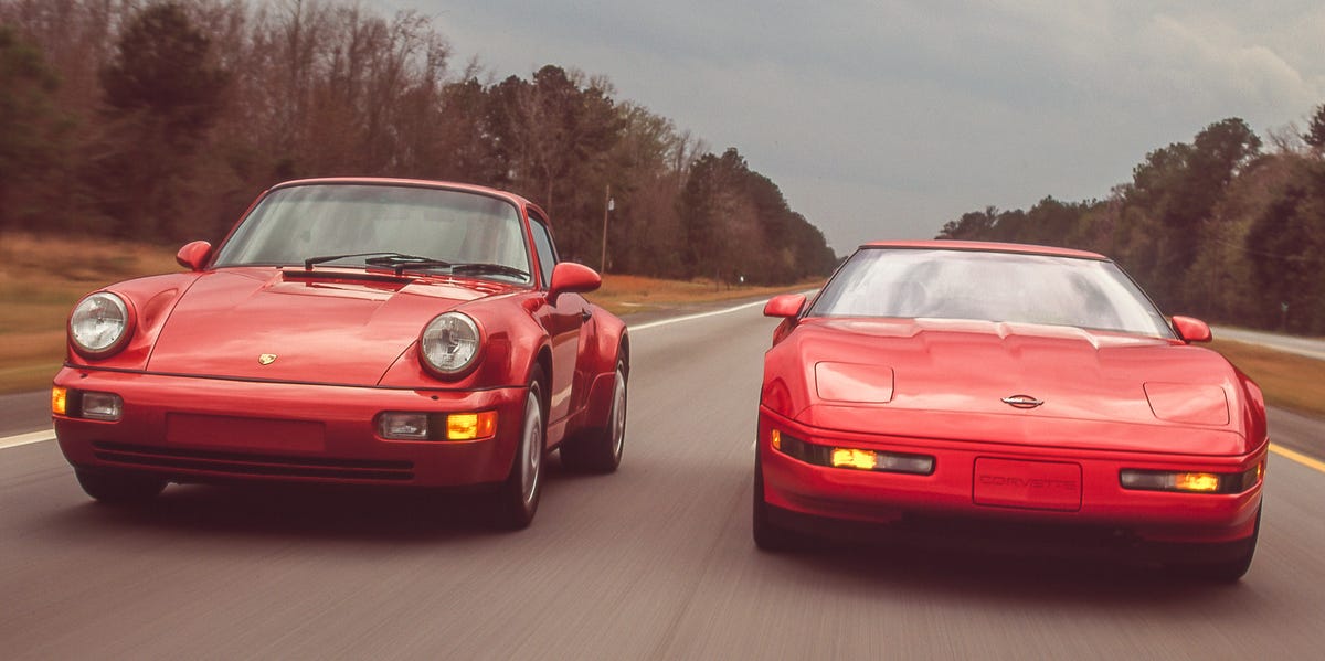 1991 Chevrolet Corvette ZR-1 vs. Porsche 911 Turbo Photos - NewsOpener 1991 Chevrolet Corvette ZR-1 vs. Porsche 911 Turbo Photos