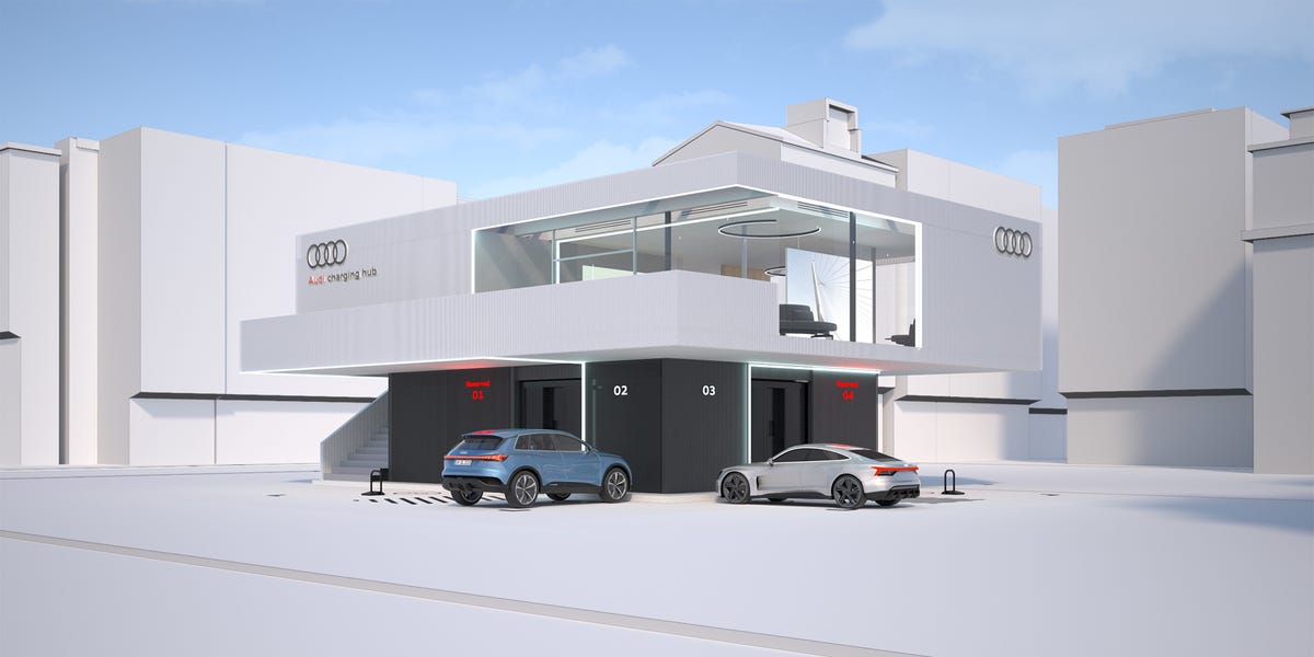 Audi Previews Luxurious Charging Hub for EVs - NewsOpener Audi Previews Luxurious Charging Hub for EVs