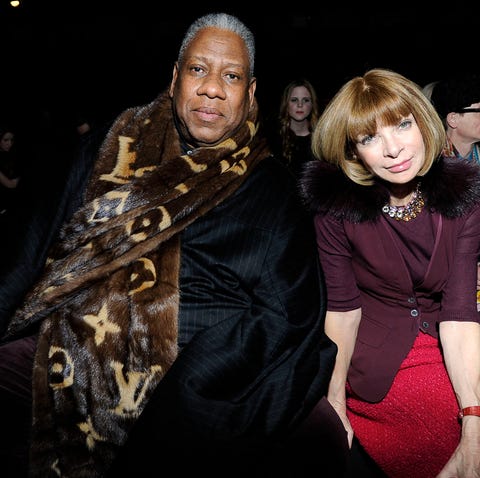 Andre Leon Talley and Anna Wintour