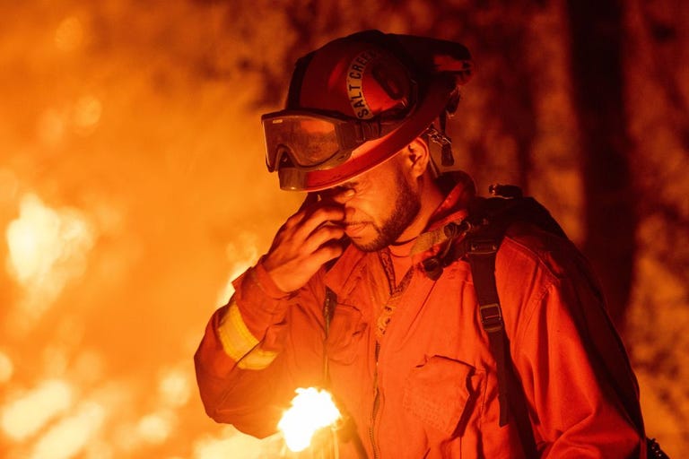 carr fire firefighter northern california