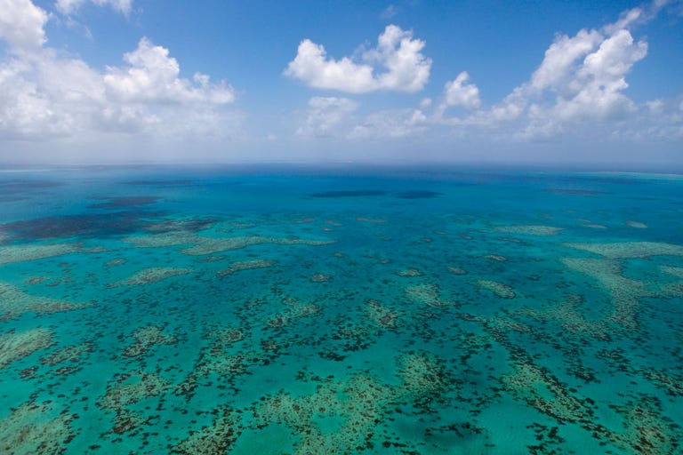 great barrier reef clouds
