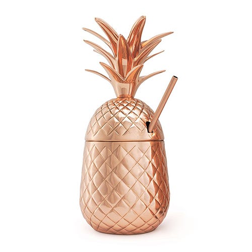 Grinb copper pineapple moscow mule mug