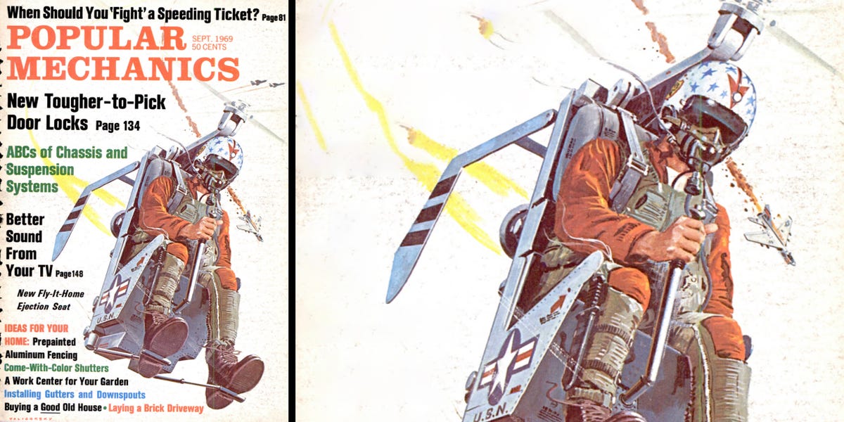 In September 1969, Popular Mechanics Explored the Complicated Mechanics Behind the Ejection Seat 1 In September 1969, Popular Mechanics Explored the Complicated Mechanics Behind the Ejection Seat