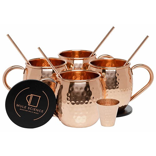 moscow mule mug set