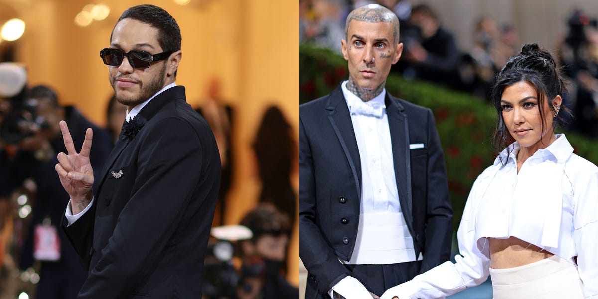 Pete Davidson Is Reportedly Skipping Kourtney Kardashian and Travis Barker's Wedding 1 Pete Davidson Is Reportedly Skipping Kourtney Kardashian and Travis Barker's Wedding