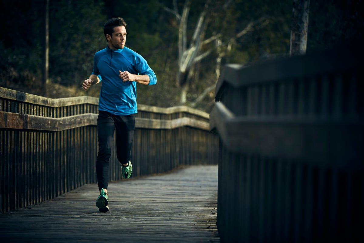 Running In A Sweatshirt