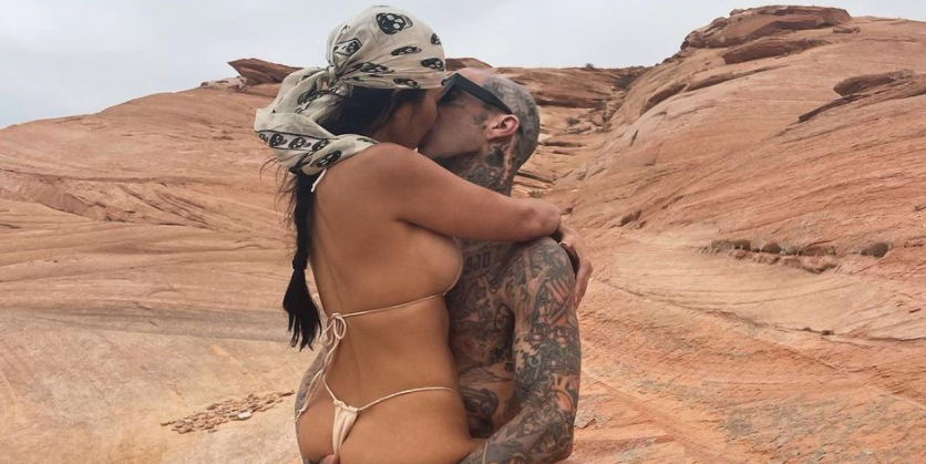 Kourtney Kardashian Makes Out With Travis Barker in Steamy PDA Photos 1 Kourtney Kardashian Makes Out With Travis Barker in Steamy PDA Photos