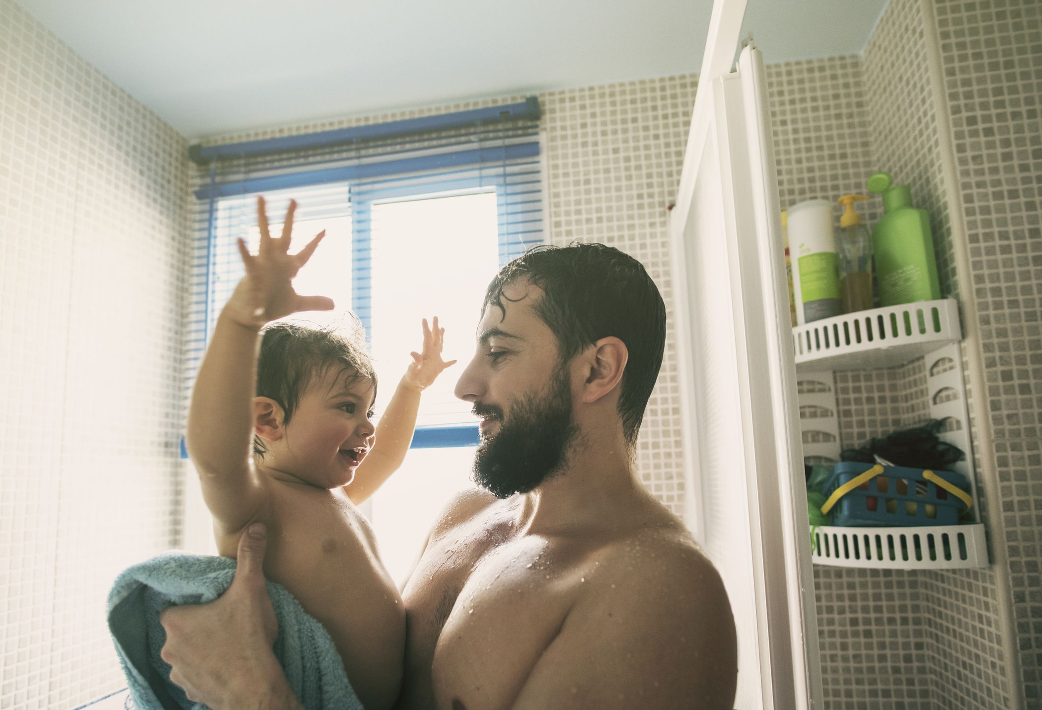 Father Son Morning Wood Showers