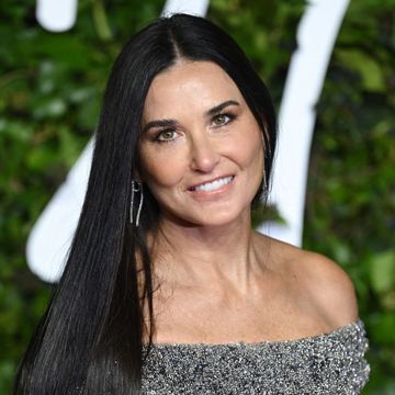 demi moore at the fashion awards 2021 red carpet arrivals