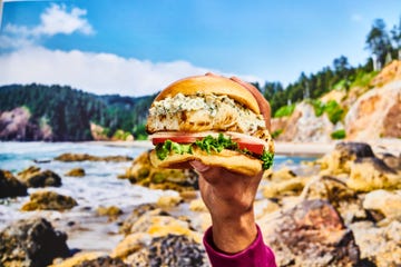 the halibut burger