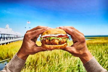 the shrimp burger