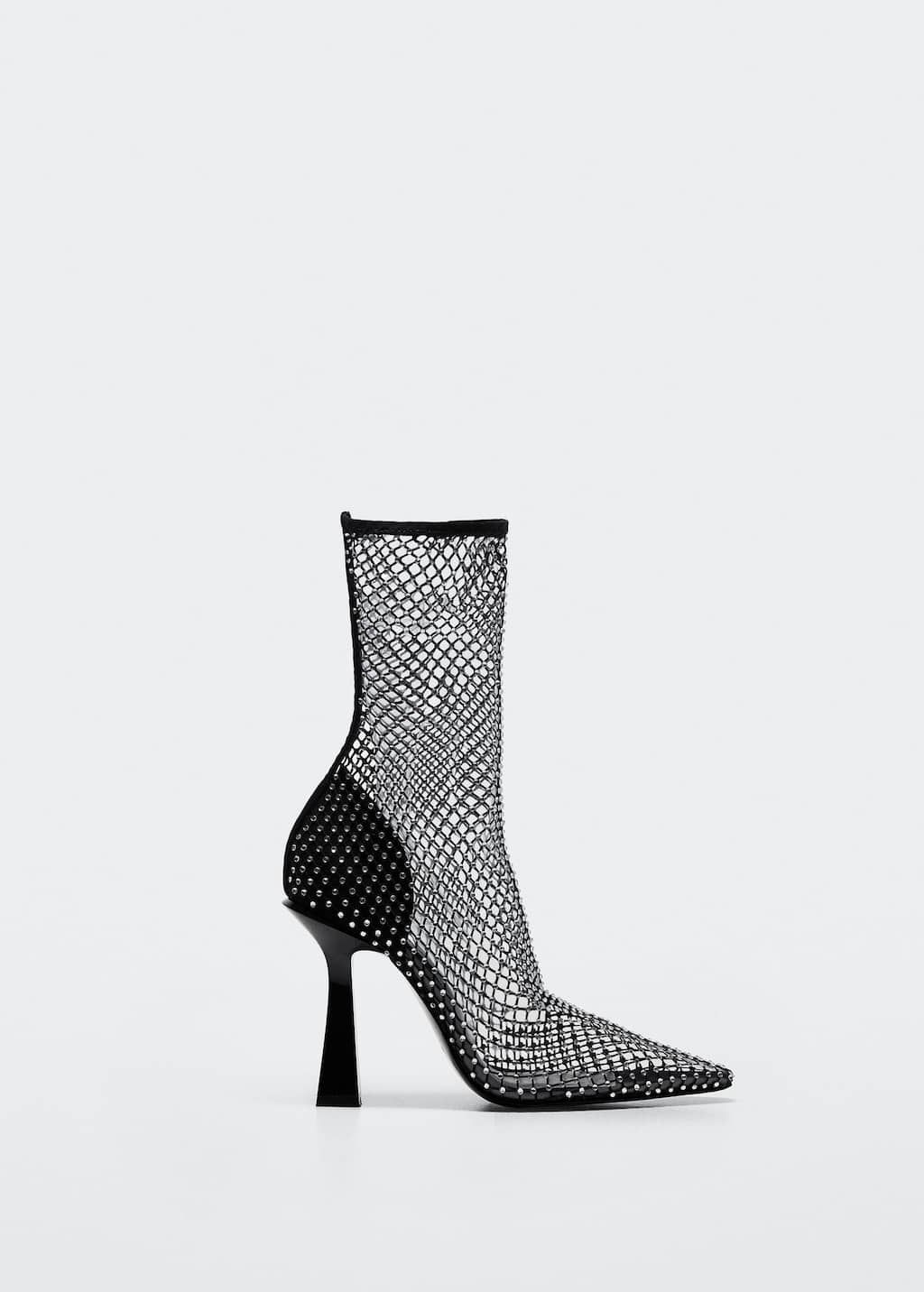 Saint Laurent Glitter Mesh Boots Shop The High Street Dupe