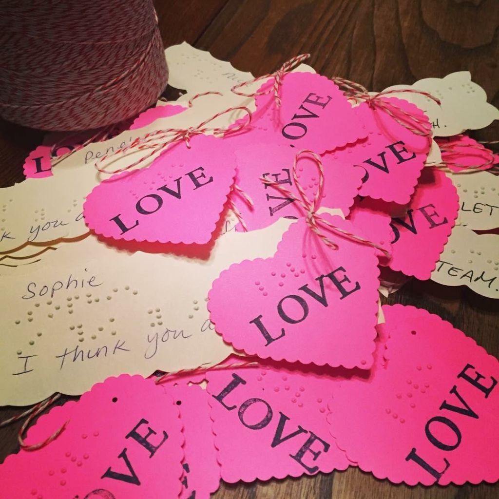 A Blind Little Girl Made Braille Valentines Day Cards For Her Classmates A Blind Little Girl Made Braille Valentines Day Cards For Her Classmates