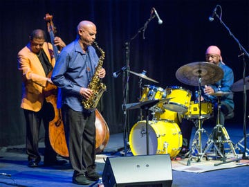 Buster Williams’ Something More Quartet performs at a Jazz Bakery show.