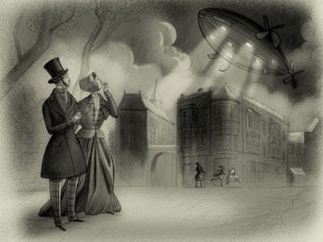 The airship that passed over Sacramento Tuesday evening, as described by scores of eyewitnesses.
