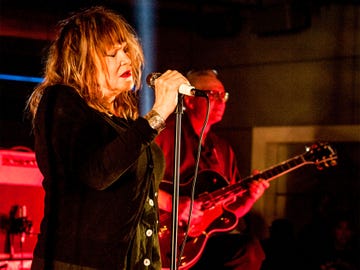 Exene Cervenka and Billy Zoom of X performing at the Grammy Museum in Los Angeles last October on the legendary band’s 40th anniversary tour.