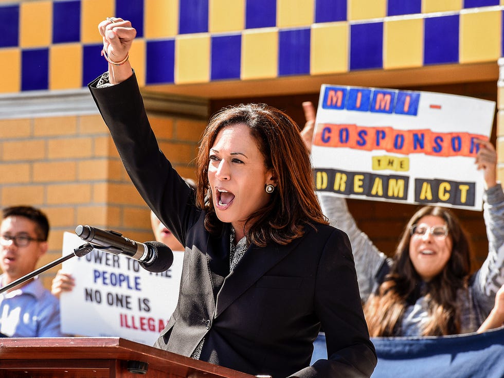 harris a leading congressional proponent of the dream act which would grant work permits and deportation protection to thousands of undocumented immigrants children, spoke in favor of it at a rally at uc irvine last october