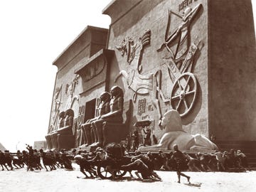 A scene from Cecil B. DeMille’s “The Ten Commandments.”