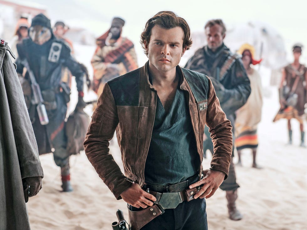 Alden Ehrenreich plays Han Solo in the latest Star Wars movie, “Solo: A Star Wars Story.”