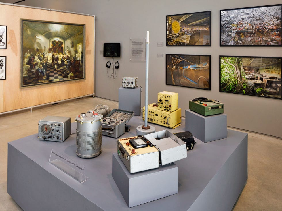 The Wende Museum’s exhibits include Cold War surveillance equipment, artwork and photos.