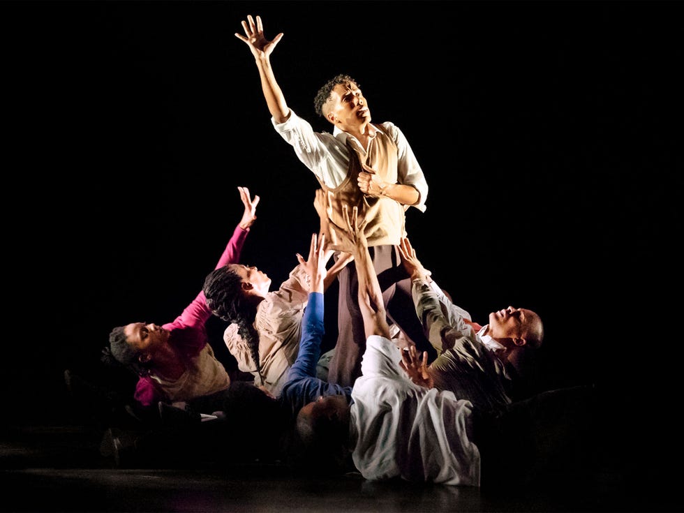 Inspired by Ailey’s life and legacy, “Lazarus” contains moments of wild abandon juxtaposed with hip-hop’s disciplined and ritualized vocabulary.