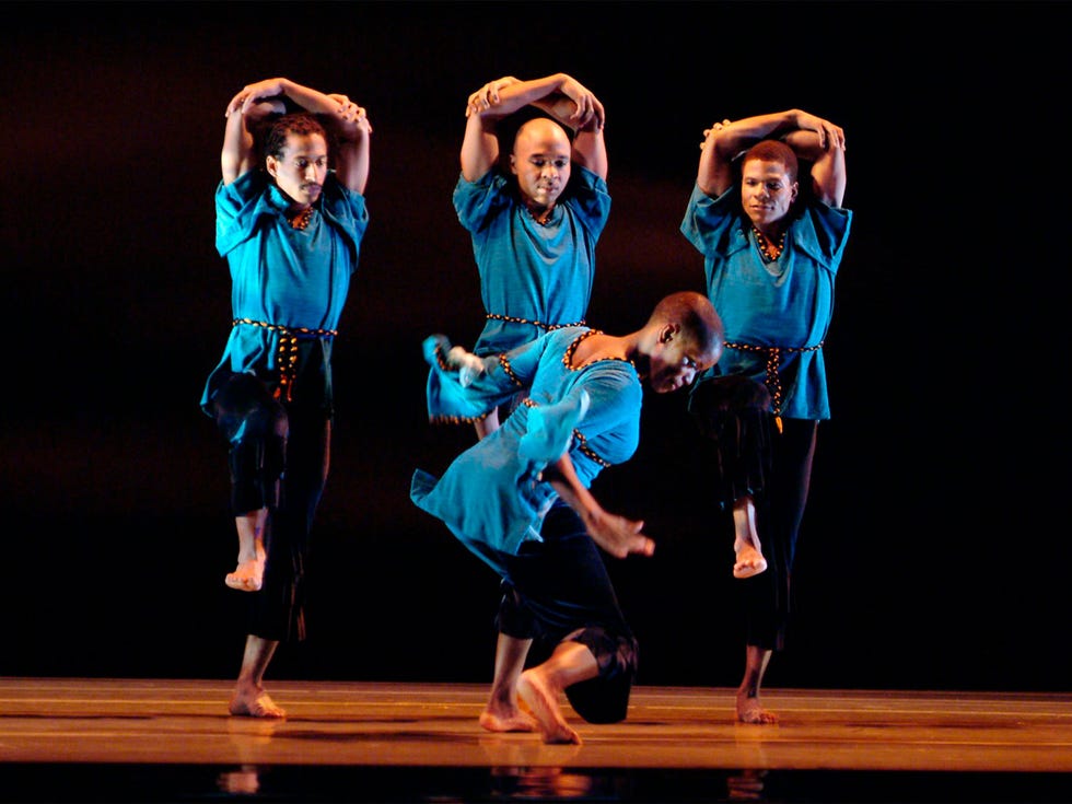 Artistic Director Robert Battle describes “Juba” as a modern-day “Rite of Spring” with an abstract twist. It’s set to a percussive, syncopated score.