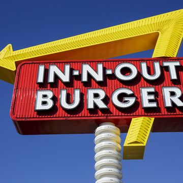 fast food restaurant In-N-Out Burger is located in five states.