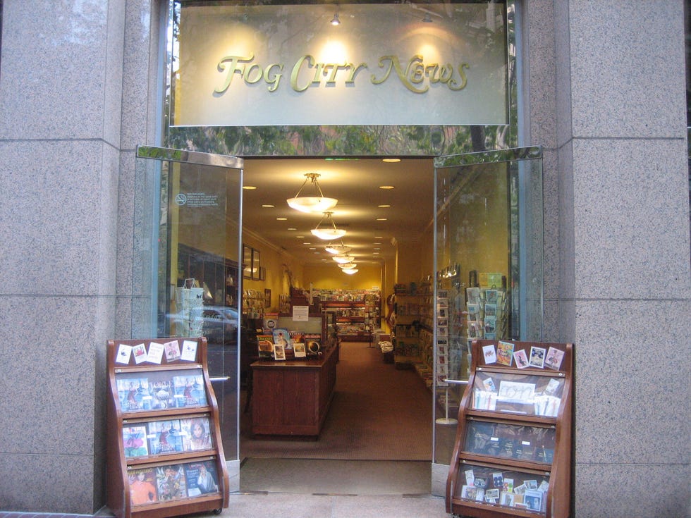 San Francisco's Fog City News has been open on Market Street since 1999.