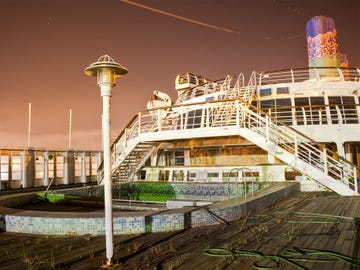 one popular urban explorer target was the ss independence, a ship built in 1951 and abandoned in san francisco in 2001 explorers were able to photograph it before it was scrapped in india in 2009