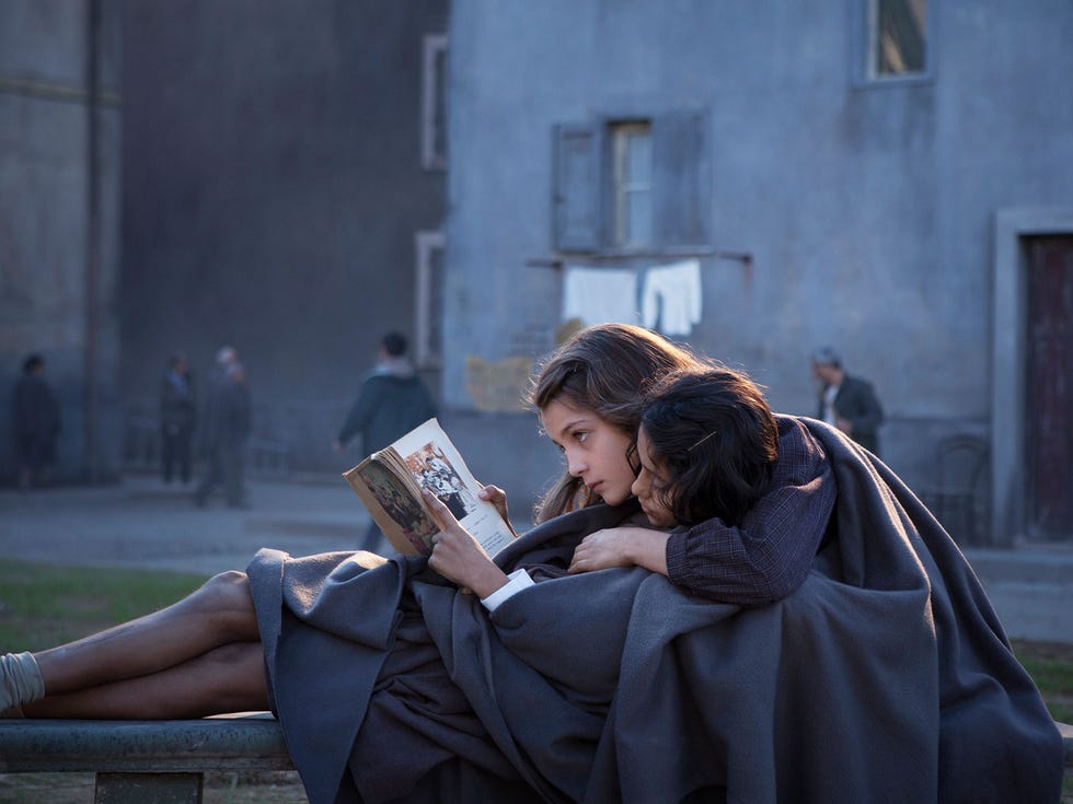 Elisa Del Genio and Ludovica Nasti in HBO's "My Brilliant Friend."