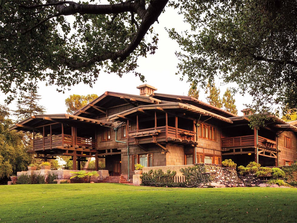 Built in 1908, the Gamble House was designed by architects Greene & Greene, for use by David and Mary Gamble (of Procter & Gamble fame) as a winter residence.