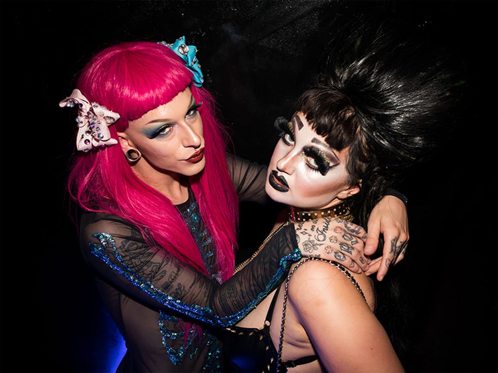genderfluid club goers at precinct
