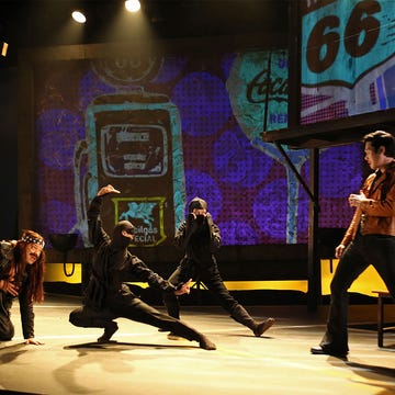 ATA040219scr_img02 Paco Tolson, Maureen Sebastian, Samantha Quan, and Raymond Lee in South Coast Repertory’s 2015 world premiere of Vietgone