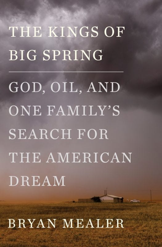 Author Bryan Mealer read from his book, "The Kings of Big Spring: God, Oil, and One Family's Search for the American Dream"