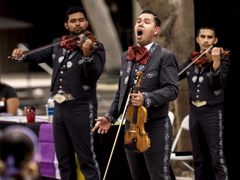 Bandleader Carlos Samaniego founded the group to escape anti-gay bullying. They regularly play at nightclubs, weddings, and Pride events across L.A.