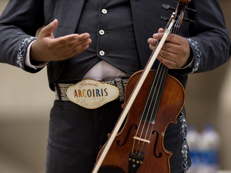 Mariachi Arcoiris de Los Angeles is the world's first LGBTQ+ mariachi band. Arcoiris means "rainbow" in Spanish.
