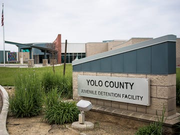 The Yolo County Juvenile Detention Facility, where more than 600 migrant children have been held over the past 10 years.