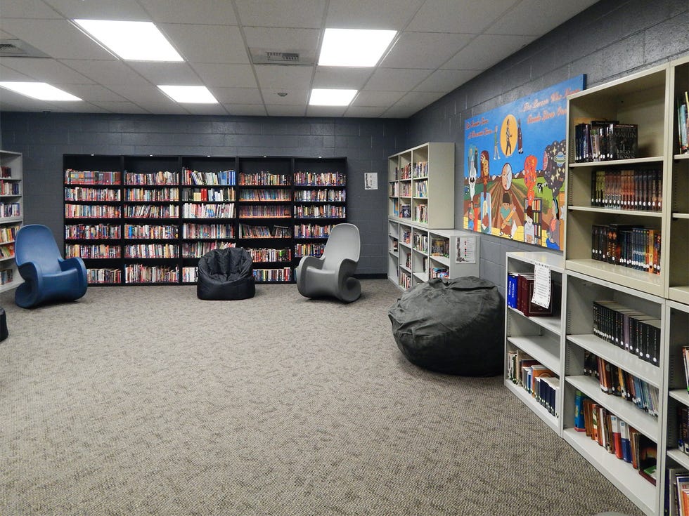 A library for minors held at the Yolo County Juvenile Detention Facility.