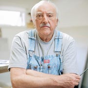 ATA100119chatham_img01 Russell Chatham at his studio in Marin County, California. ”I paint everything from memory,” he says.