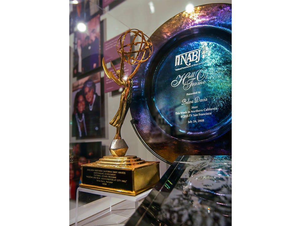 Awards honoring Belva Davis, a pioneering TV anchorwoman and member of the hall’s class of 2018.