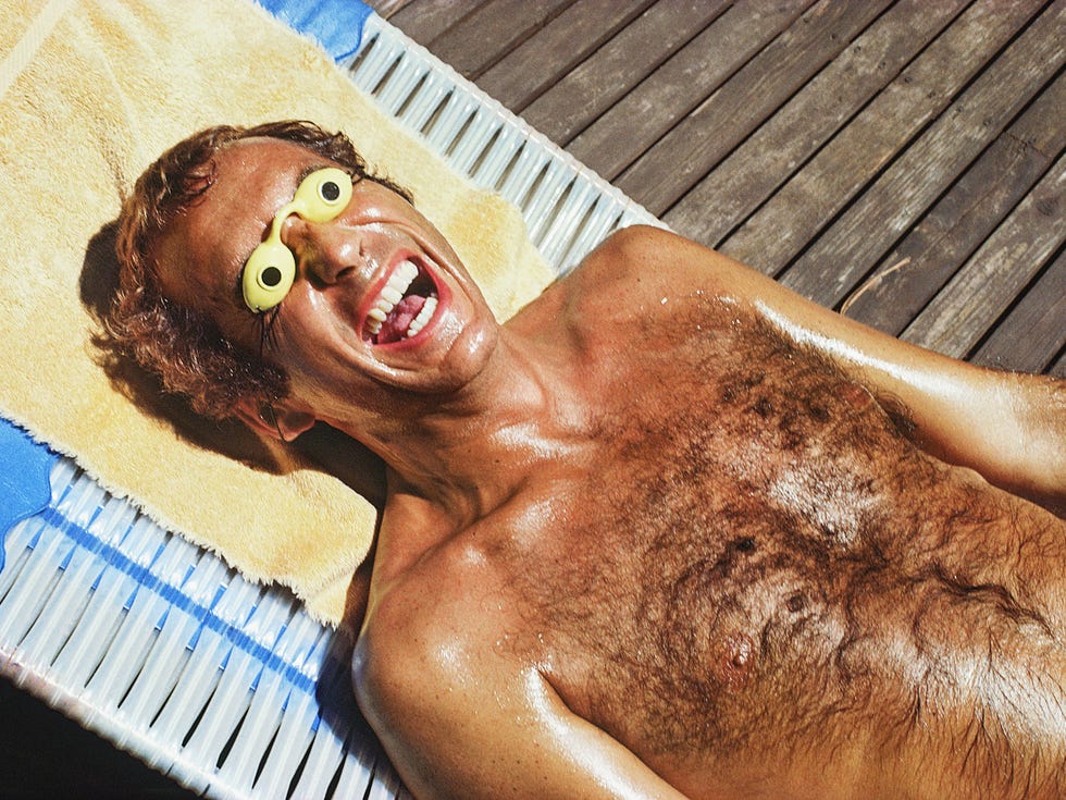 Richie Silverman, extreme tanner, West Hollywood, California, January 1979. The photograph is from Roger Steffens’s The Family Acid: California, which looks back at the Golden State from 1968 to 2015.