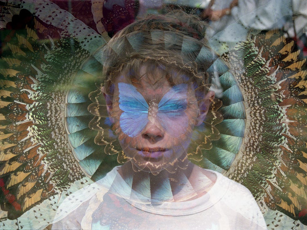Photo collage from Echo Park Lotus Festival, Los Angeles, 1991. The photograph is from Roger Steffens’s The Family Acid: California, which looks back at the Golden State from 1968 to 2015.
