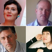 ATA100119fictionpicks_img01 Clockwise from top left: Liska Jacobs, Jon Roemer, Xuan Juliana Wang, and Sergio Troncoso