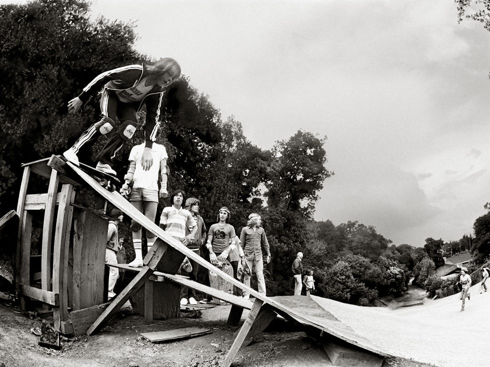 Belmont Drop, San Francisco, 1977, from Silver. Skate. 70s.