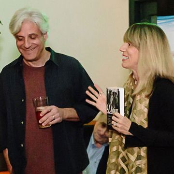 Alta Books Editor David Ulin and Editor-at-Large Mary Melton celebrate the launch of "Joan Didion: The 1960s and 70s" in Los Angeles.