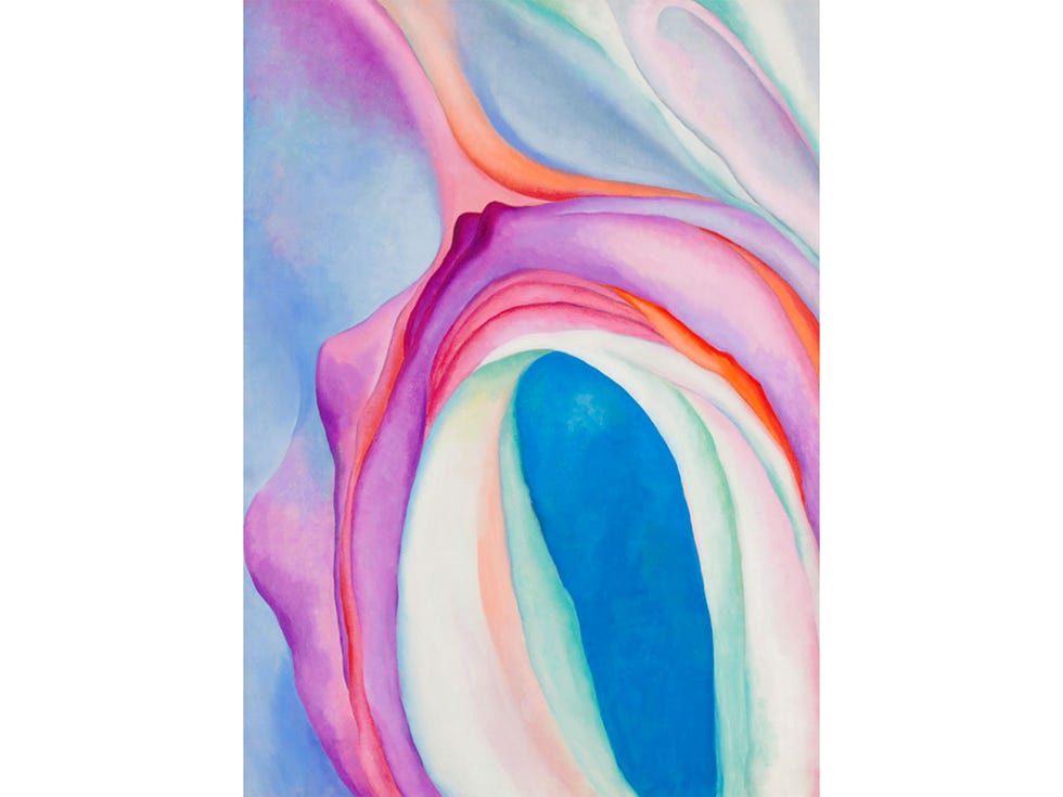 Georgia O’Keeffe’s Music, Pink and Blue No. 2.
