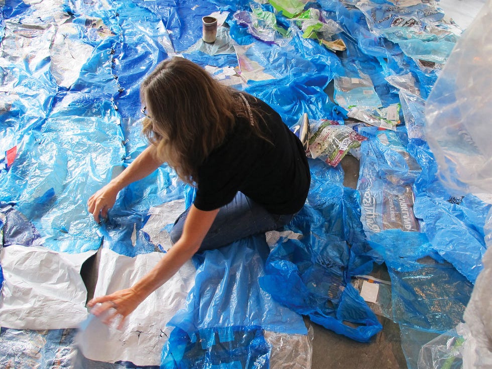 Multidisciplinary artist Maria Phillips in her Seattle studio.